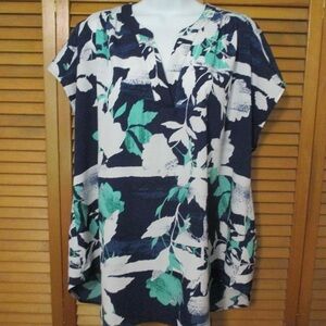 Liz Claiborne V-neck Blouse size XL